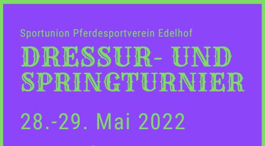 Sponsoring Loesdau Dressur- und Springturnier Edelhof