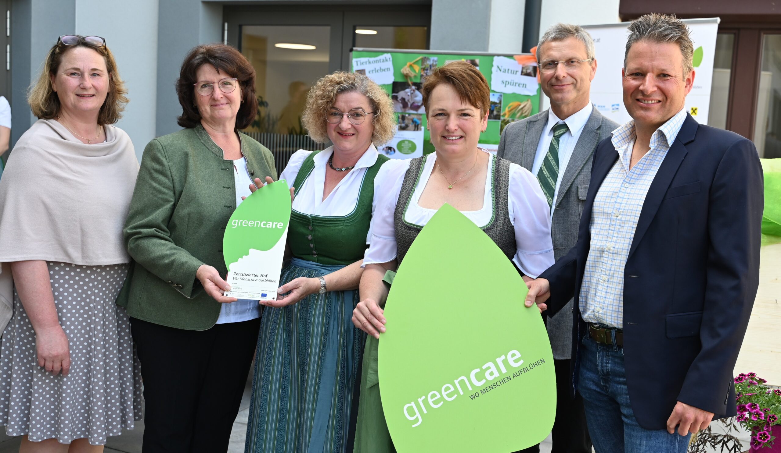 Green Care-Hoftafel für die Landwirtschafte Fachschule Edelhof
