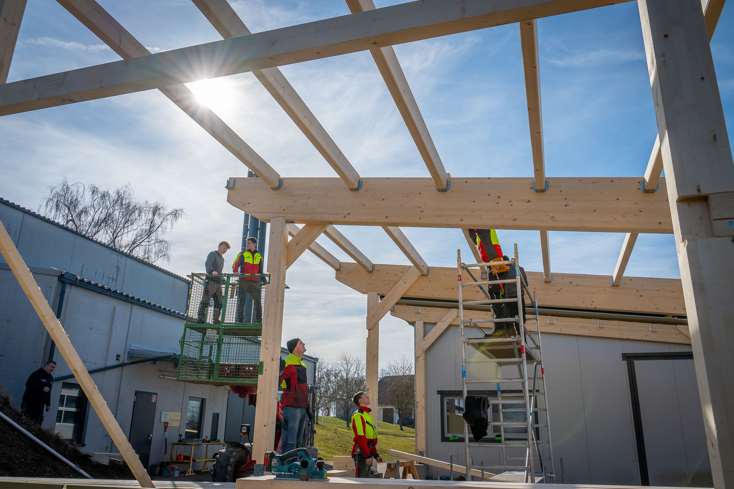 Zimmererhandwerk am Edelhof – Lernen durch echtes Bauen