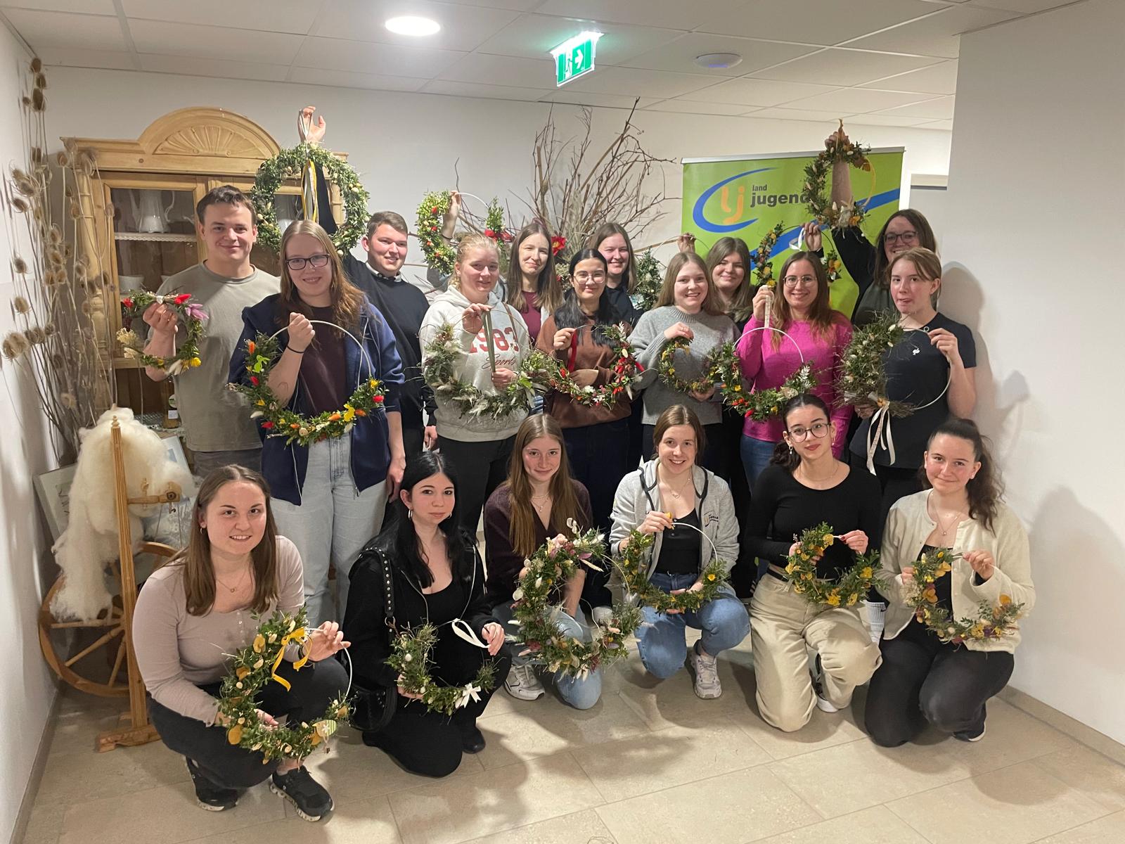 Kreativabend der Landjugend – Frühlingshafte Loops